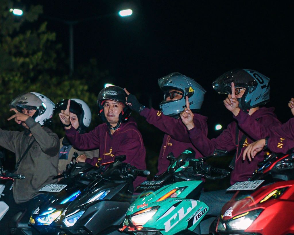 Asmo Sulsel Gelar Nocturnity Riding, Perkuat Kebersamaan Bersama Komunitas Vario 160